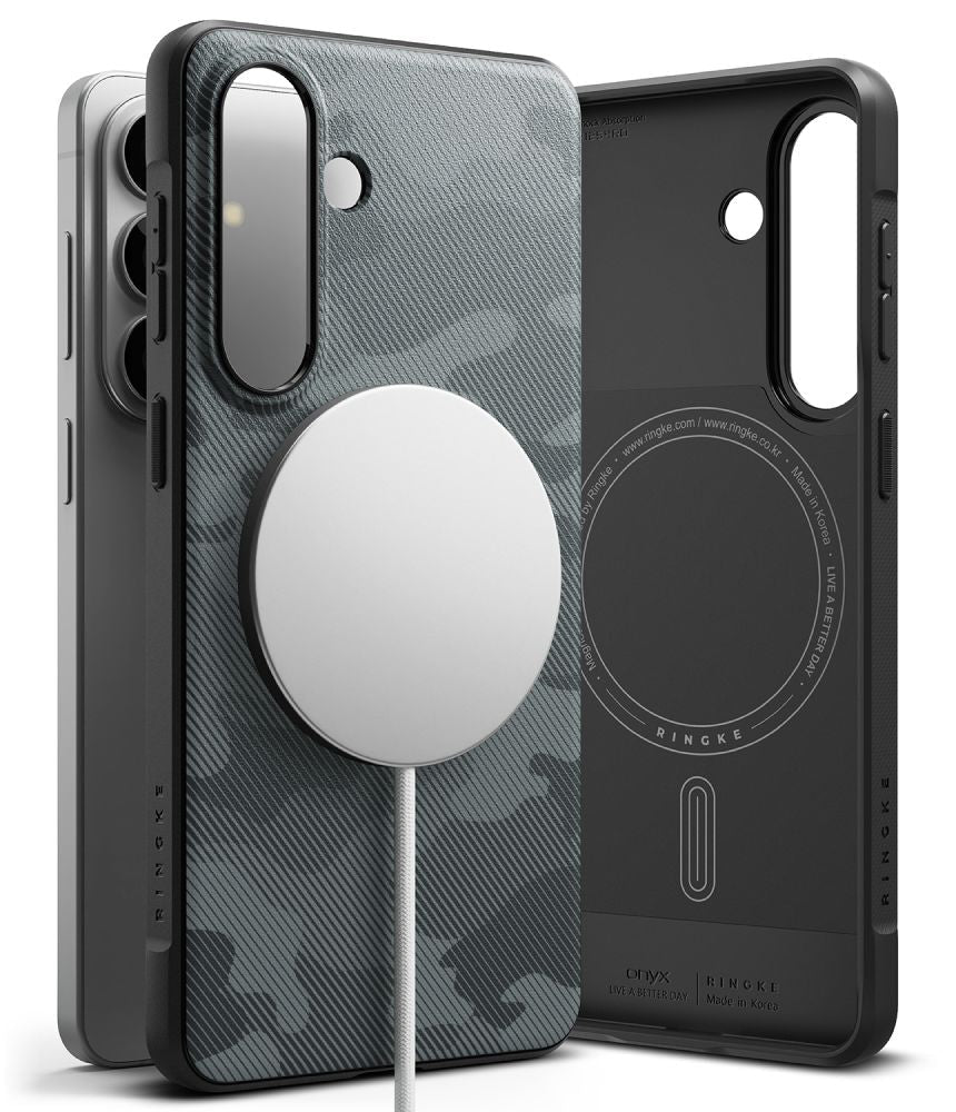 Ringke Samsung Galaxy S26 - Θήκη Σιλικόνης - Onyx Magnetic MagSafe - Camo Black