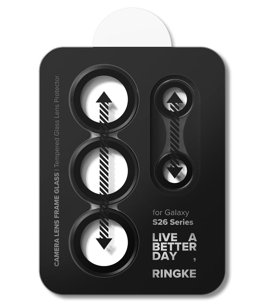 Ringke Samsung Galaxy S26 Ultra - Αντιχαρακτικό Γυαλί για την Κάμερα - Camera Frame - 2 Τεμάχια - Black