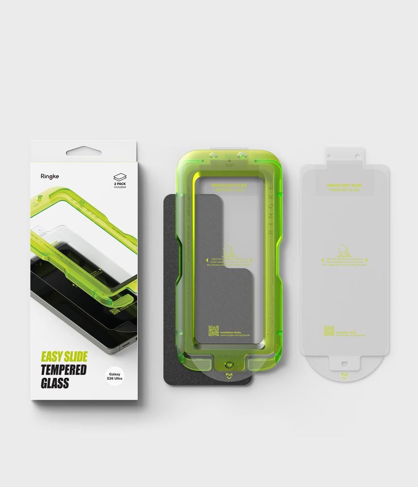 Ringke Samsung Galaxy S26 Ultra - Case Friendly Αντιχαρακτικό Γυαλί Οθόνης - 2 Τεμάχια - Easy Slide - Clear