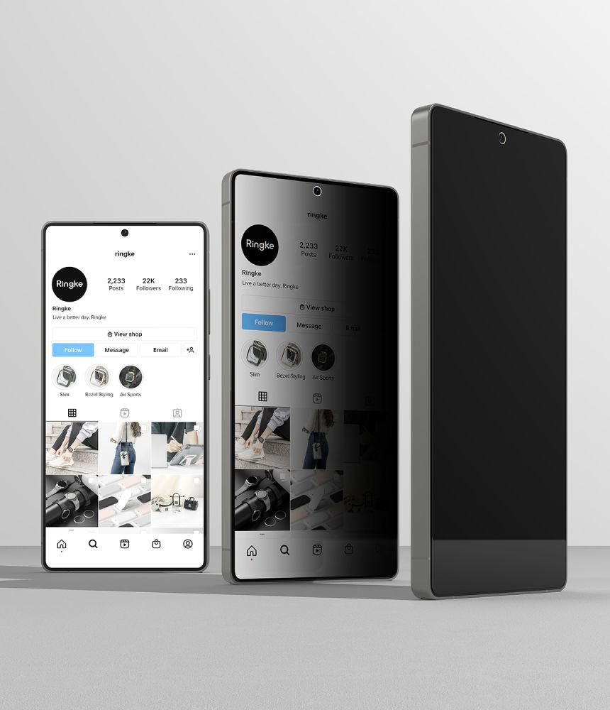 Ringke Samsung Galaxy S26 Ultra - Case Friendly Αντιχαρακτικό Γυαλί Οθόνης - Easy Slide - 2 Τεμάχια - Privacy