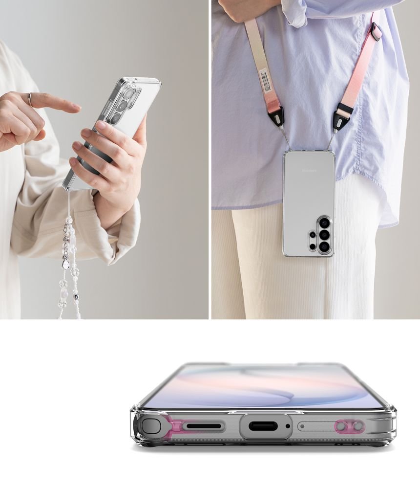 Ringke Samsung Galaxy S26 Ultra - Σκληρή Θήκη με Πλαίσιο Σιλικόνης - Fusion - Clear