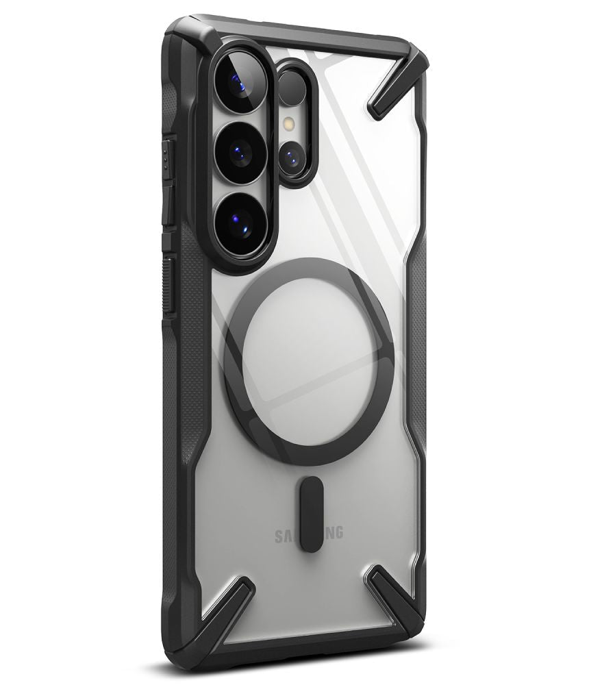 Ringke Samsung Galaxy S26 Ultra - Σκληρή Θήκη με Πλαίσιο Σιλικόνης - Fusion X Magnetic MagSafe - Clear / Black