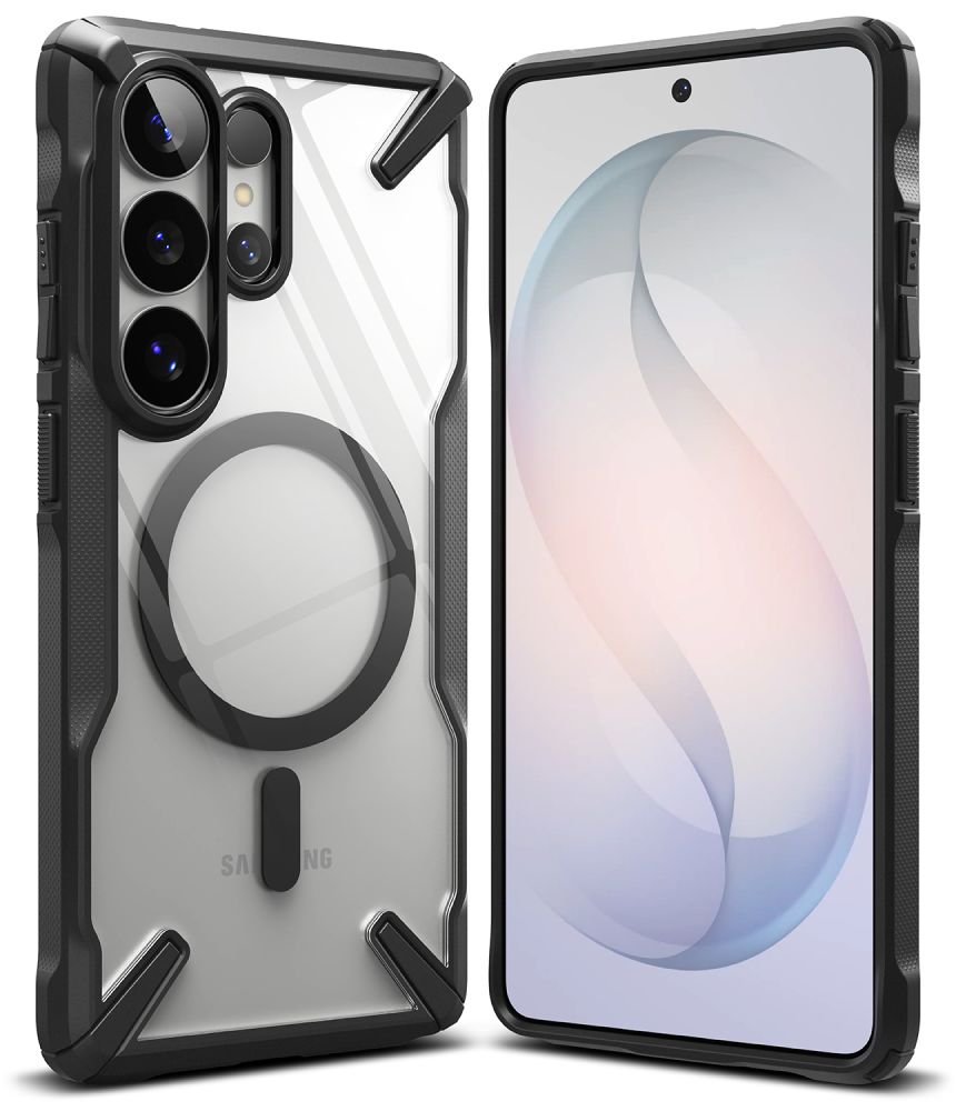 Ringke Samsung Galaxy S26 Ultra - Σκληρή Θήκη με Πλαίσιο Σιλικόνης - Fusion X Magnetic MagSafe - Clear / Black