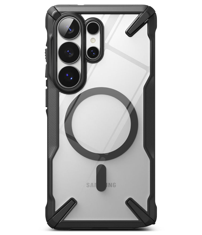 Ringke Samsung Galaxy S26 Ultra - Σκληρή Θήκη με Πλαίσιο Σιλικόνης - Fusion X Magnetic MagSafe - Clear / Black