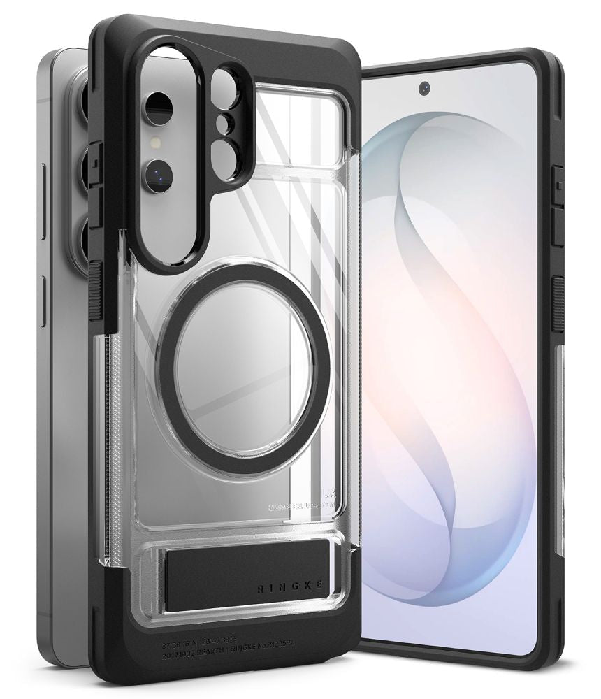 Ringke Samsung Galaxy S26 Ultra - Σκληρή Θήκη με Πλαίσιο Σιλικόνης - UX Magnetic MagSafe - Black / Clear