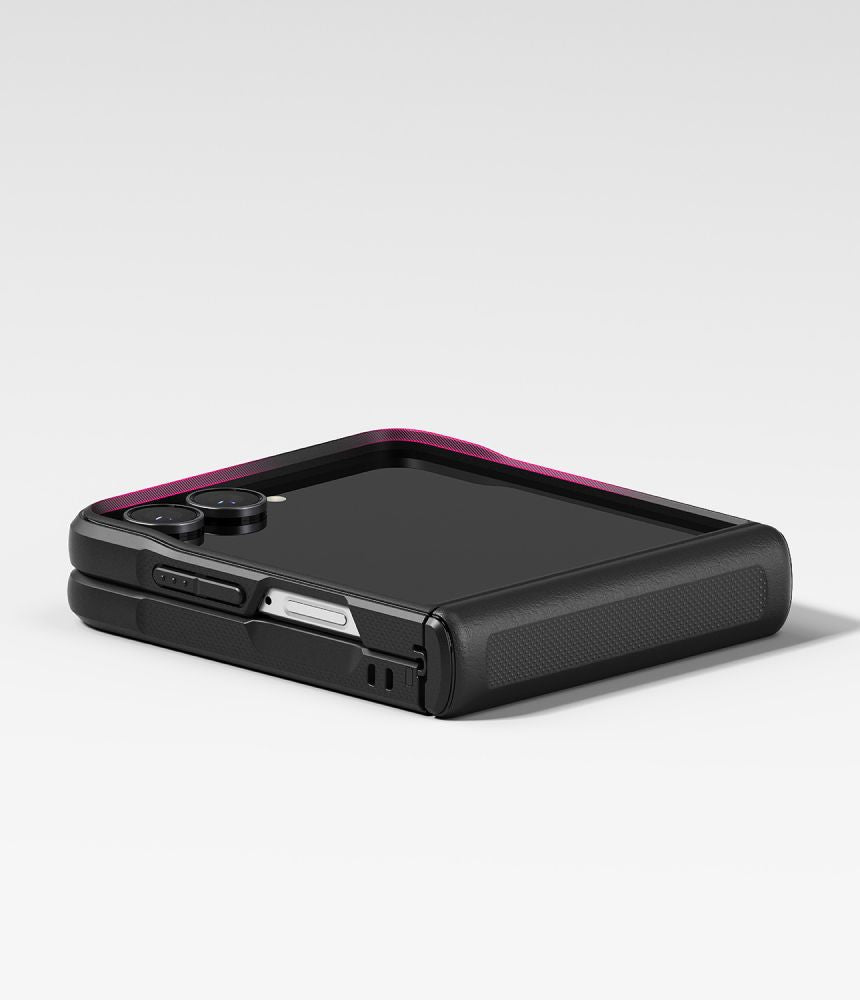 Ringke Samsung Galaxy Z Flip8 - Σκληρή Θήκη με Πλαίσιο Σιλικόνης και MagSafe - Onyx Flap Magnetic - Black