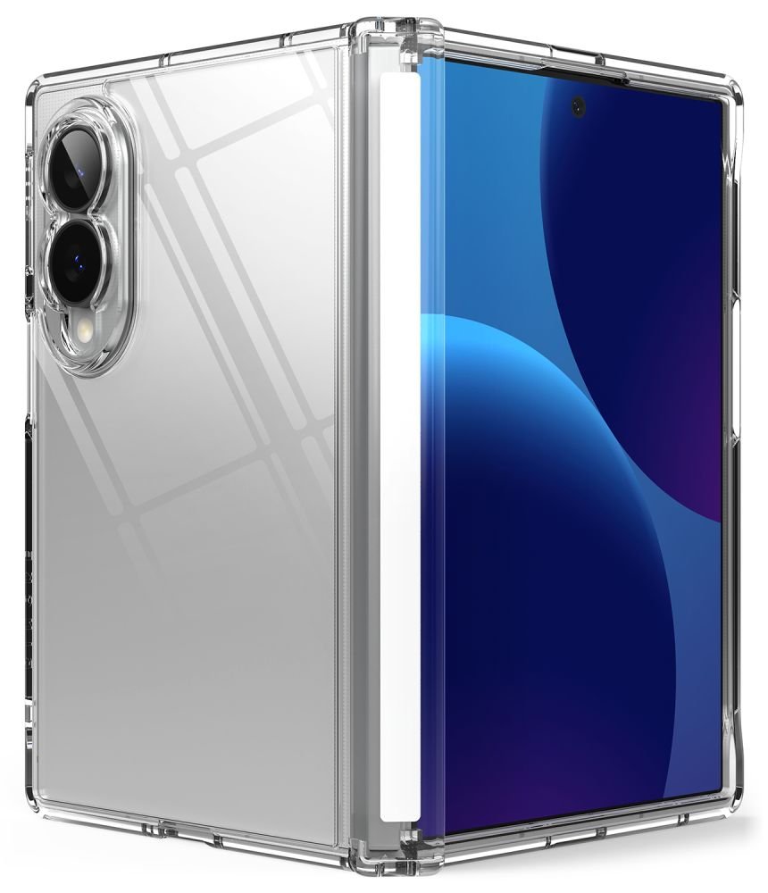 Ringke Samsung Galaxy Z Fold8 - Σκληρή Θήκη με Πλαίσιο Σιλικόνης - Fusion Flap - Clear
