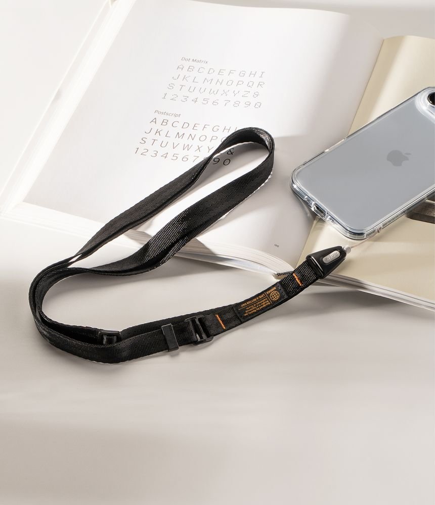 Ringke Universal Λουράκι για Θήκη Κινητού - Lanyard Strap Crossbody - Black