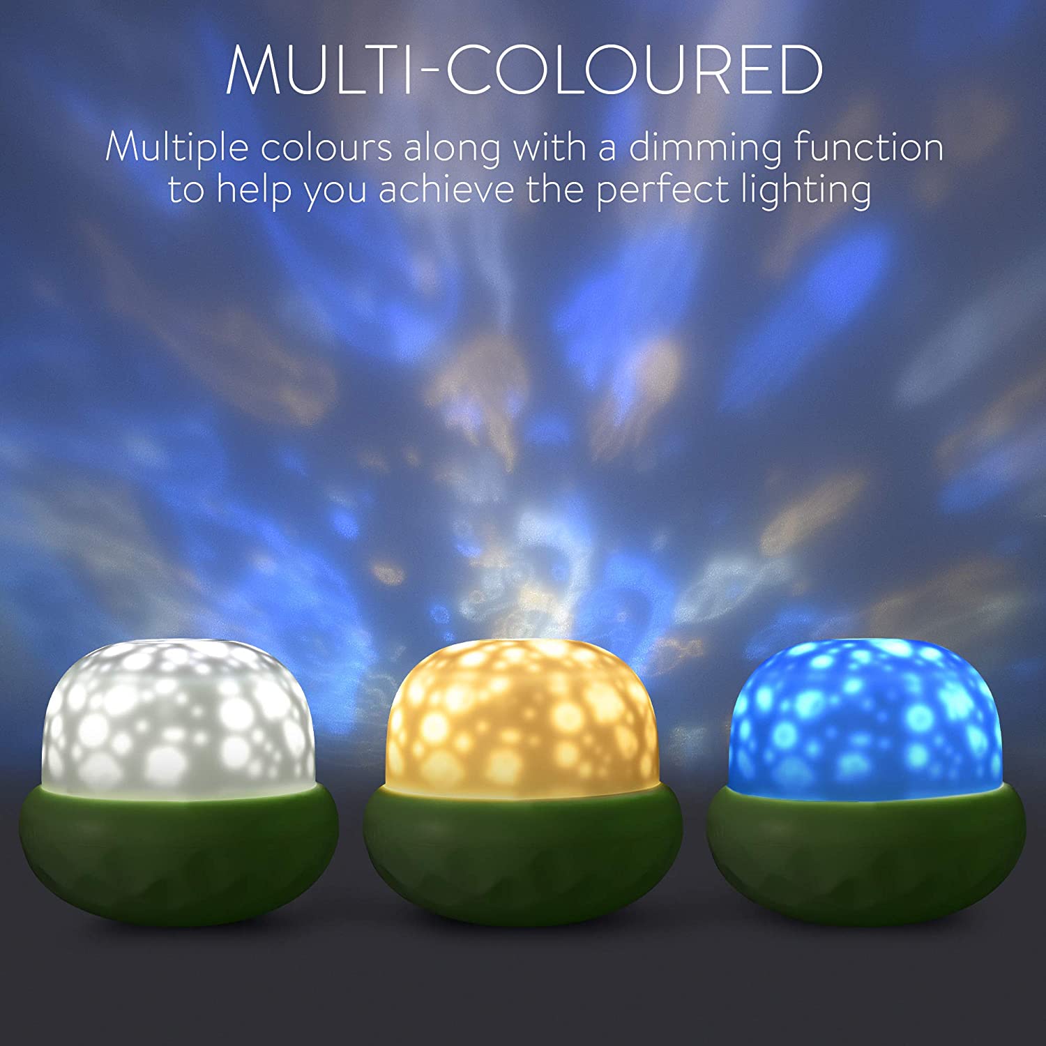 Navaris Children Projection Lamp - Προβολέας - Φωτιστικό Νυκτός για Παιδιά - Green - 52802.79