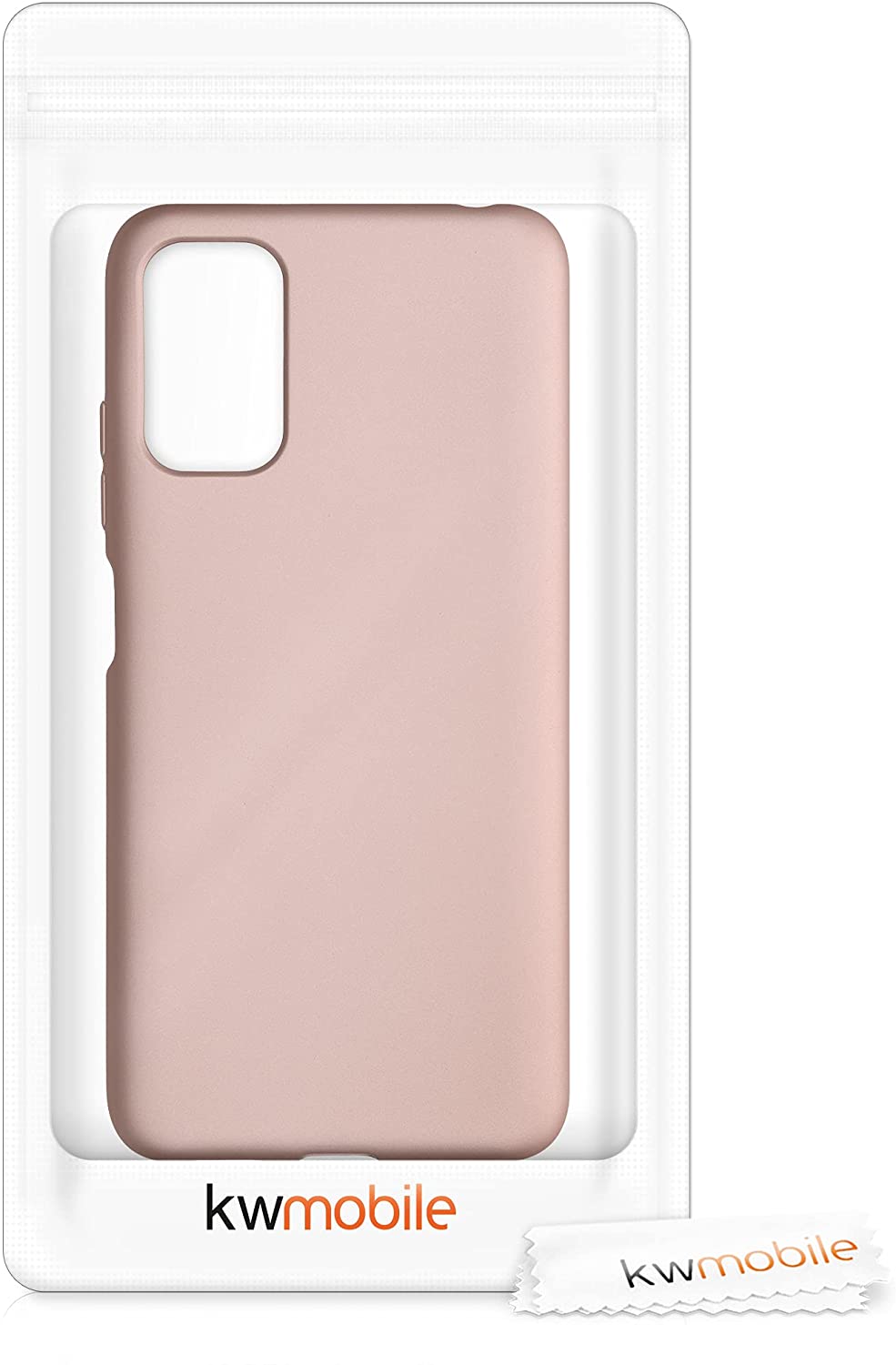 KW Xiaomi Redmi Note 10 5G / Poco M3 Pro 5G Θήκη Σιλικόνης TPU - Metallic Rose Gold - 54949.31