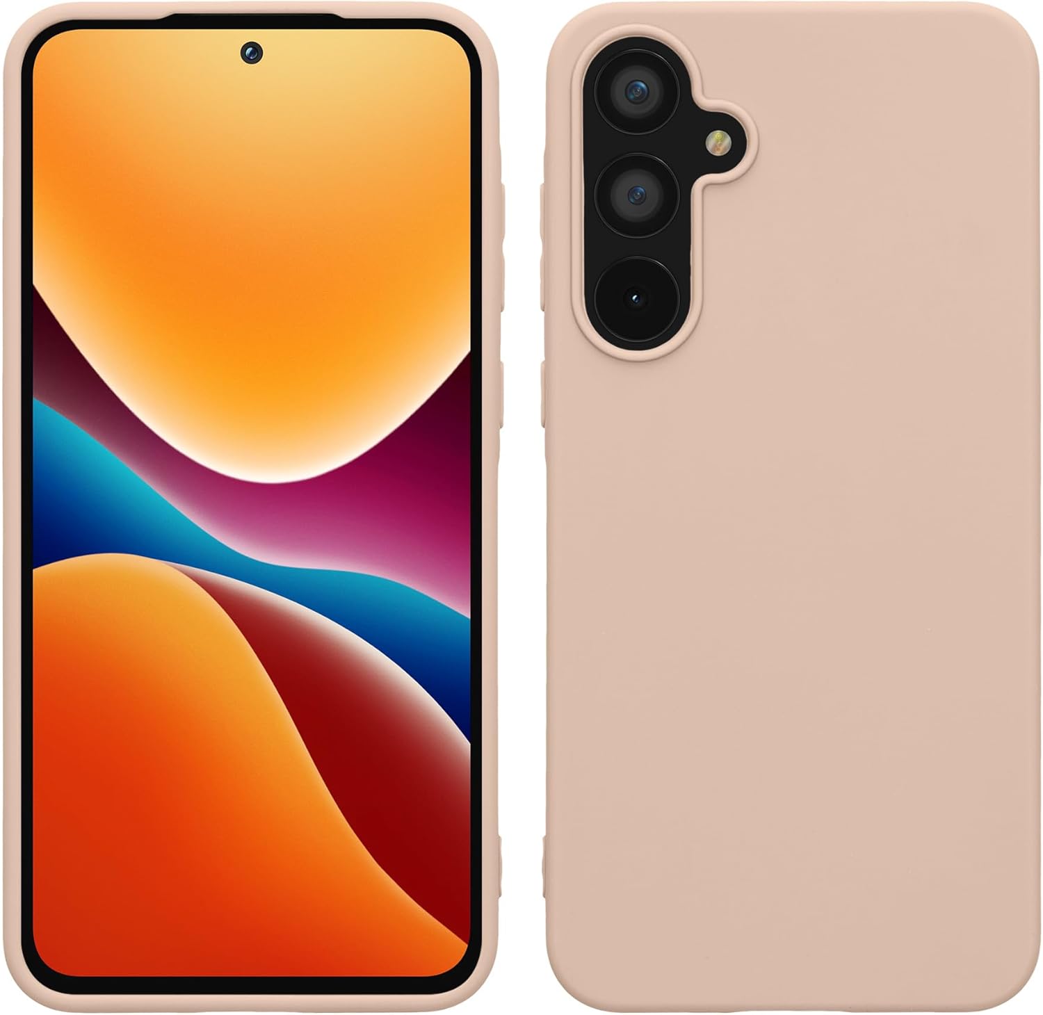 KW Samsung Galaxy A55 5G Λεπτή Θήκη Σιλικόνης TPU - Coconut Swirl