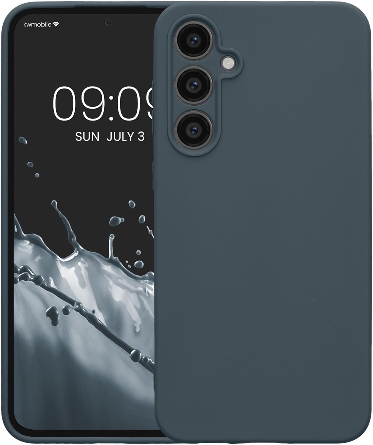 KW Samsung Galaxy S23 FE Θήκη Σιλικόνης TPU - Dark Slate - KWM000021LO010C