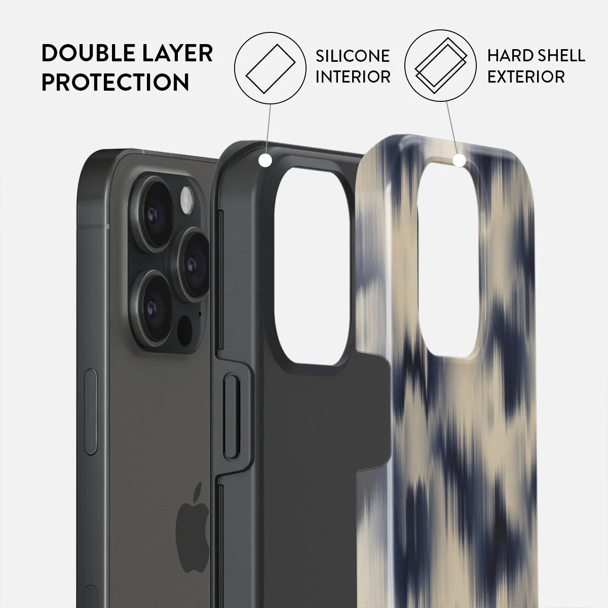 Burga iPhone 15 Pro Max Fashion Tough MagSafe Σκληρή Θήκη με MagSafe - Avalanche