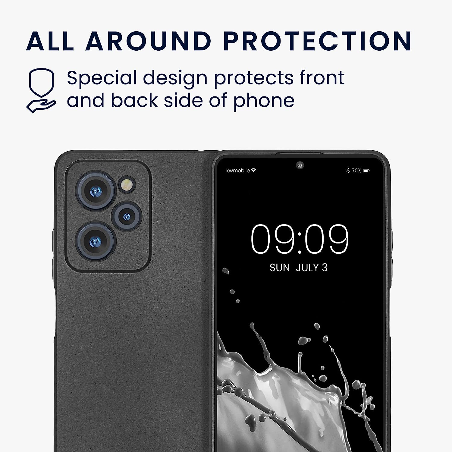KW Xiaomi Poco X5 Pro 5G Θήκη Σιλικόνης TPU - Metallic Grey - 60897.232