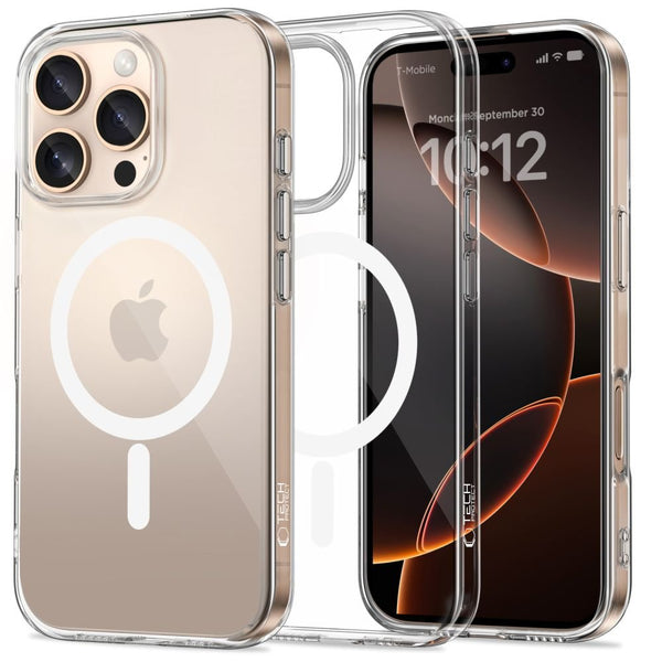 Tech - Protect iPhone 16 Pro Flexair Θήκη Σιλικόνης TPU με MagSafe - Διάφανη