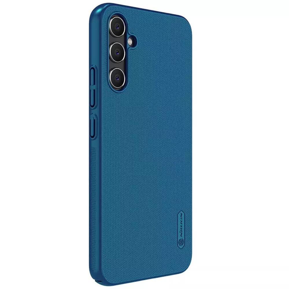 Nillkin Samsung Galaxy A34 5G Super Frosted Shield Σκληρή Θήκη με Πλαίσιο Σιλικόνης - Blue