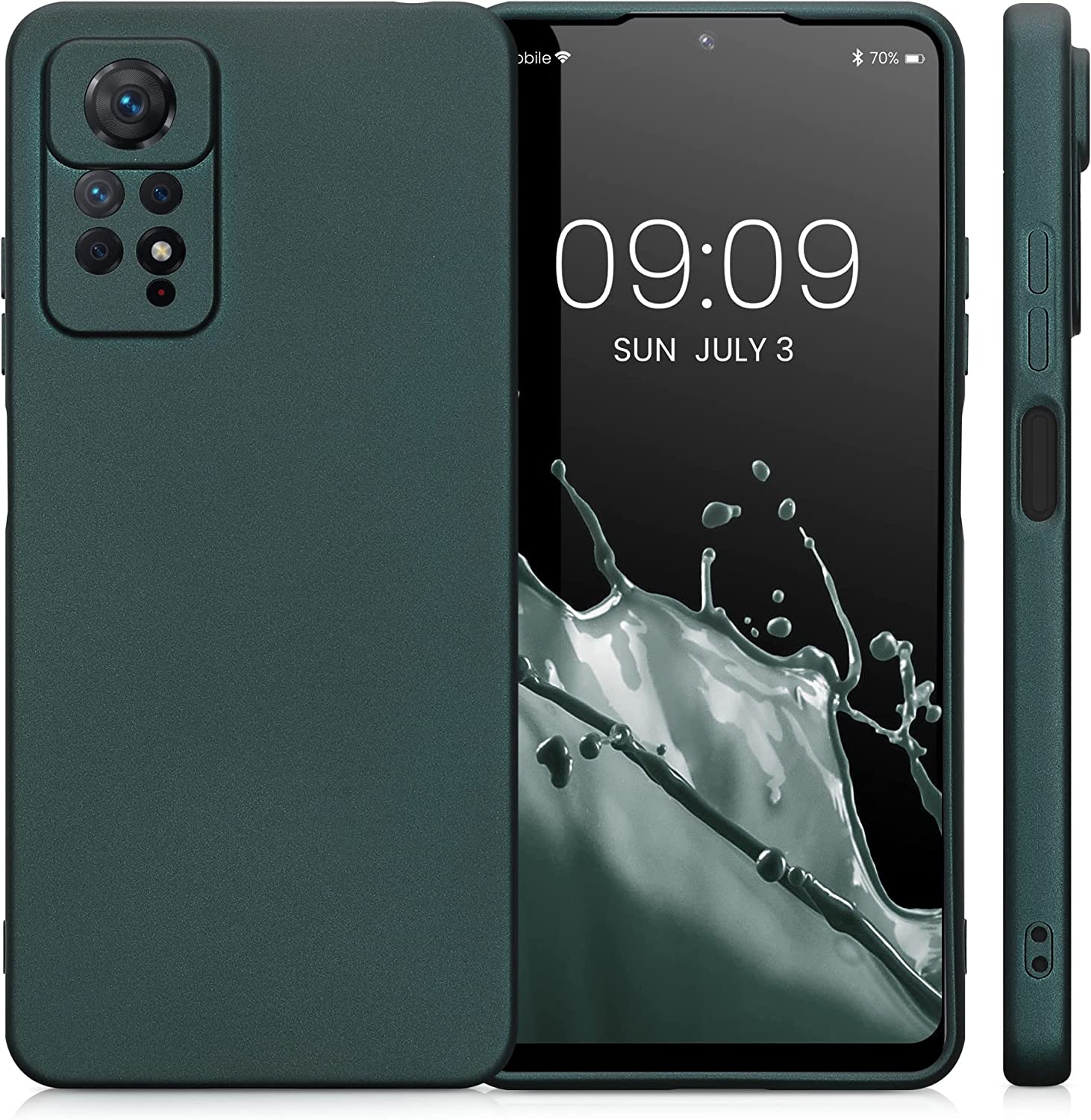 KW Xiaomi Redmi Note 11 Pro / Note 11 Pro 5G Θήκη Σιλικόνης TPU - Metallic Teal - 58650.14