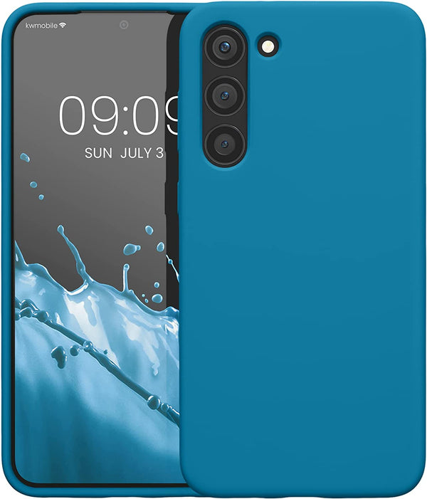 KW Samsung Galaxy S23 Plus Θήκη Σιλικόνης Rubberized TPU - Caribbean Blue - 60274.224