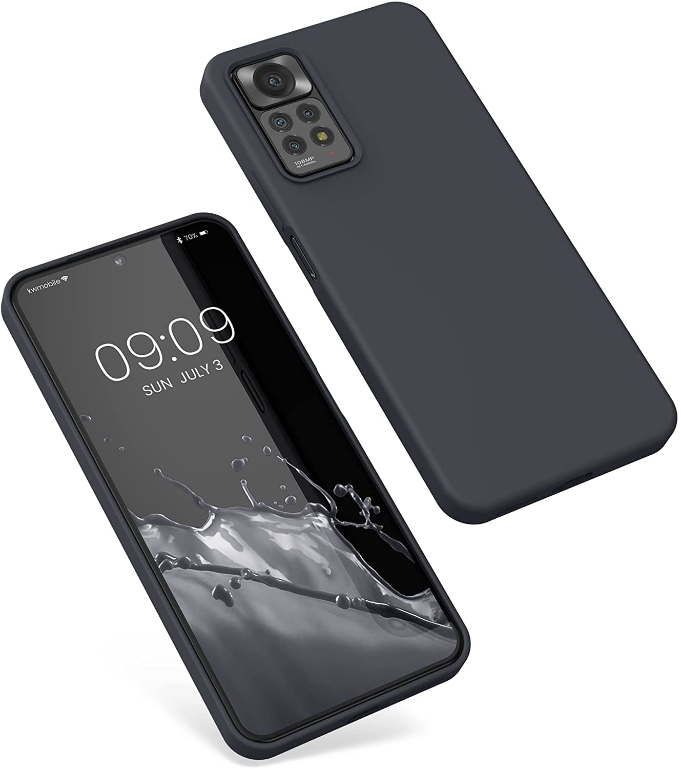 KW Xiaomi Redmi Note 11 Pro / Note 11 Pro 5G Θήκη Σιλικόνης Rubberized TPU - Black - 57373.47