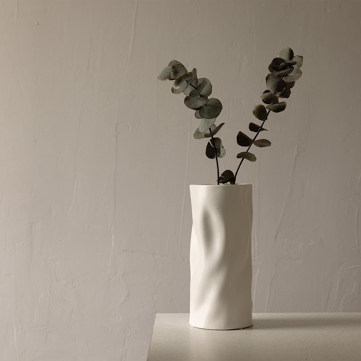 Navaris Διακοσμητικό Βάζο - 25 x 11 cm - ‎Beige - 60682.01