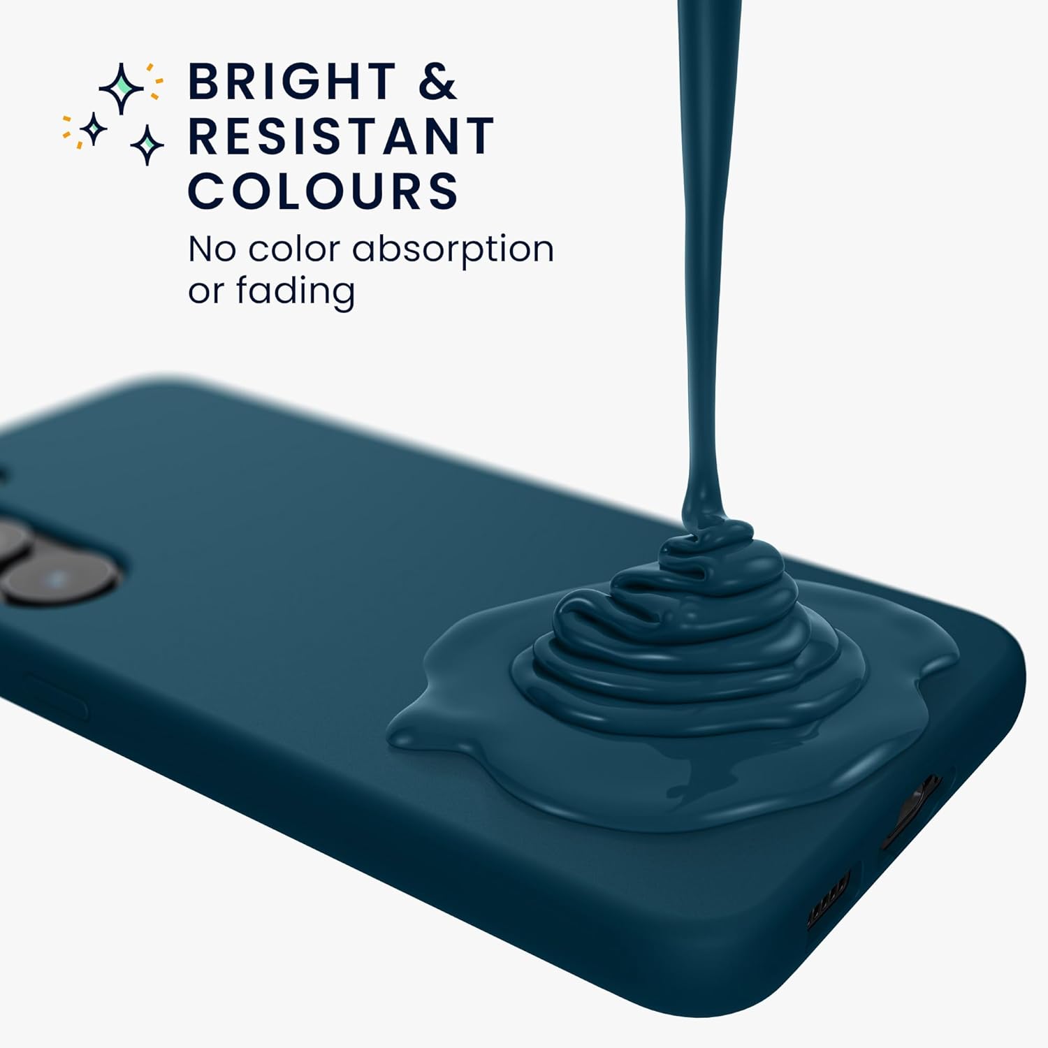 KW Samsung Galaxy A55 5G Θήκη Σιλικόνης Rubberized TPU - Matte Petrol