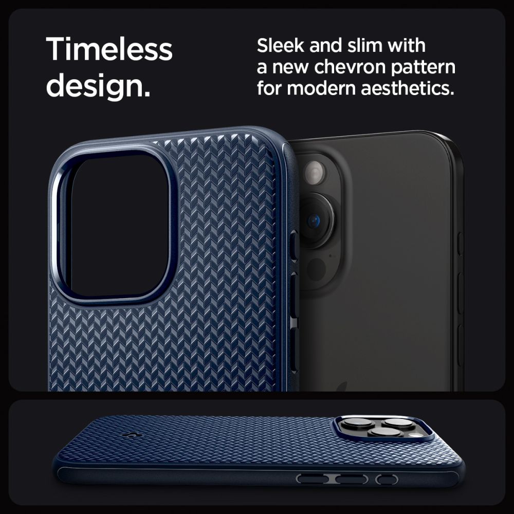 Spigen iPhone 15 Pro Mag Armor Θήκη Σιλικόνης TPU με MagSafe - Navy Blue