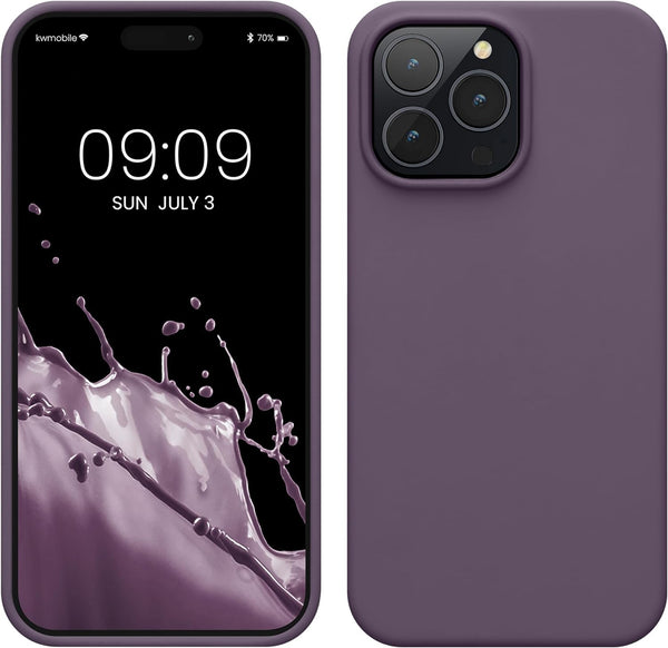 KW iPhone 14 Pro Max Θήκη Σιλικόνης Rubberized TPU - Light Iris