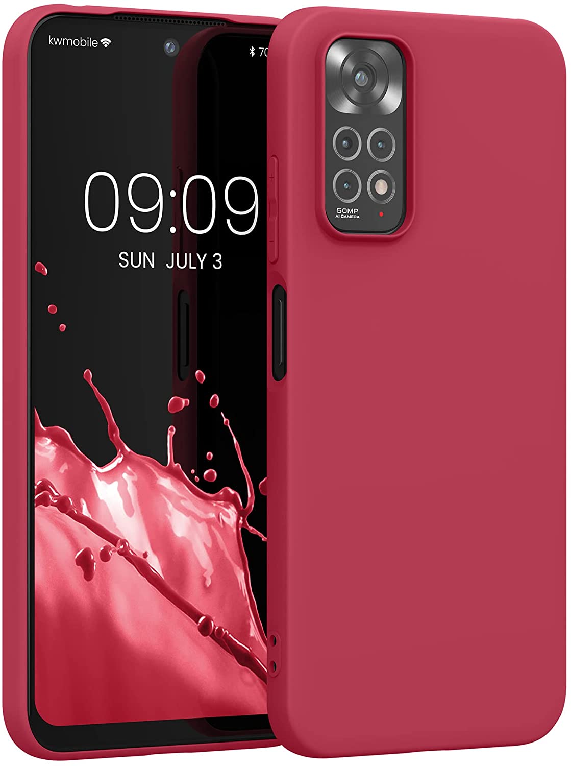 KW Xiaomi Redmi Note 11 / Redmi Note 11S Θήκη Σιλικόνης TPU - Sweet Cherry - 57368.229