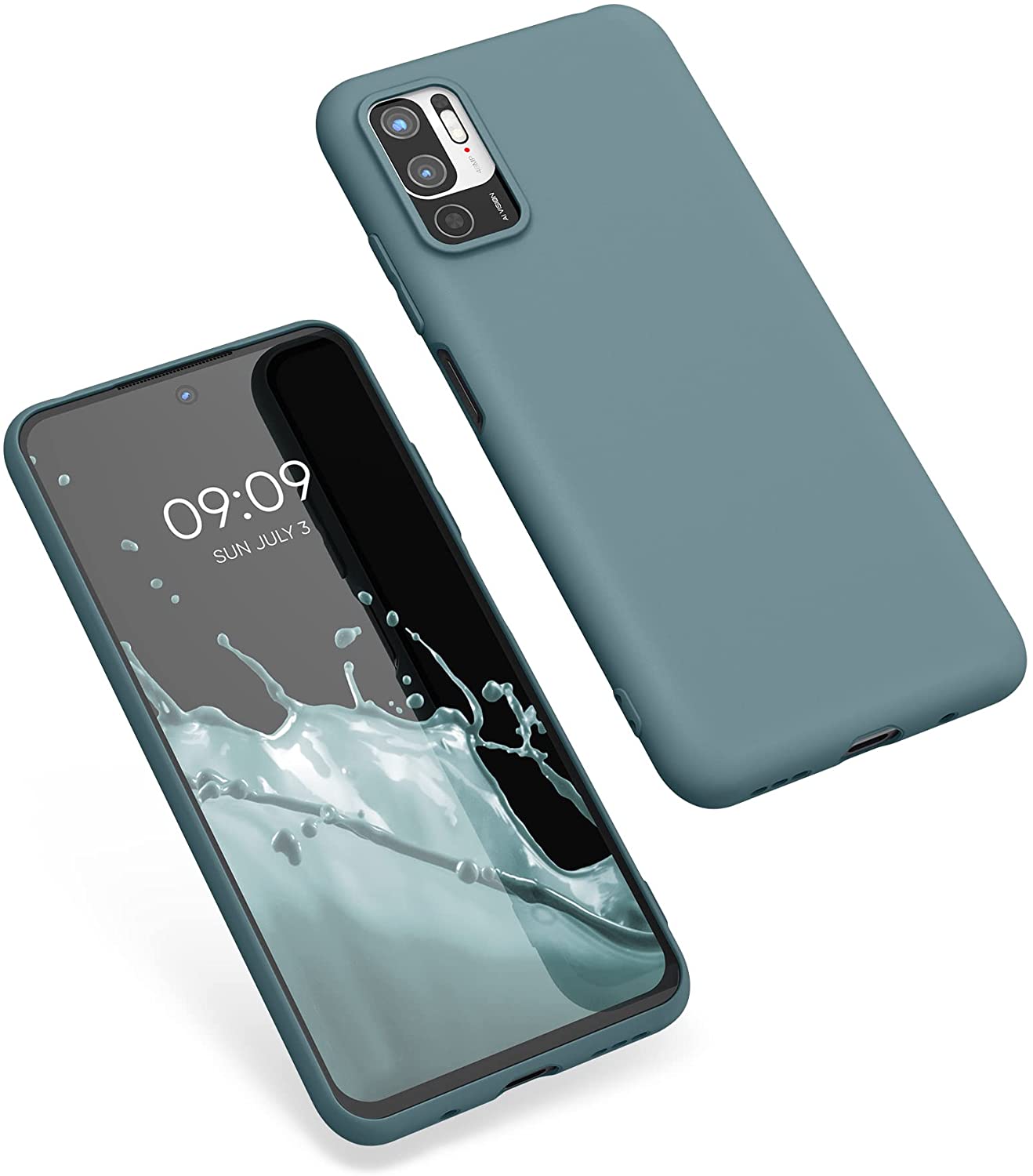 KW Xiaomi Redmi Note 10 5G Θήκη Σιλικόνης TPU - Arctic Blue - 54947.207