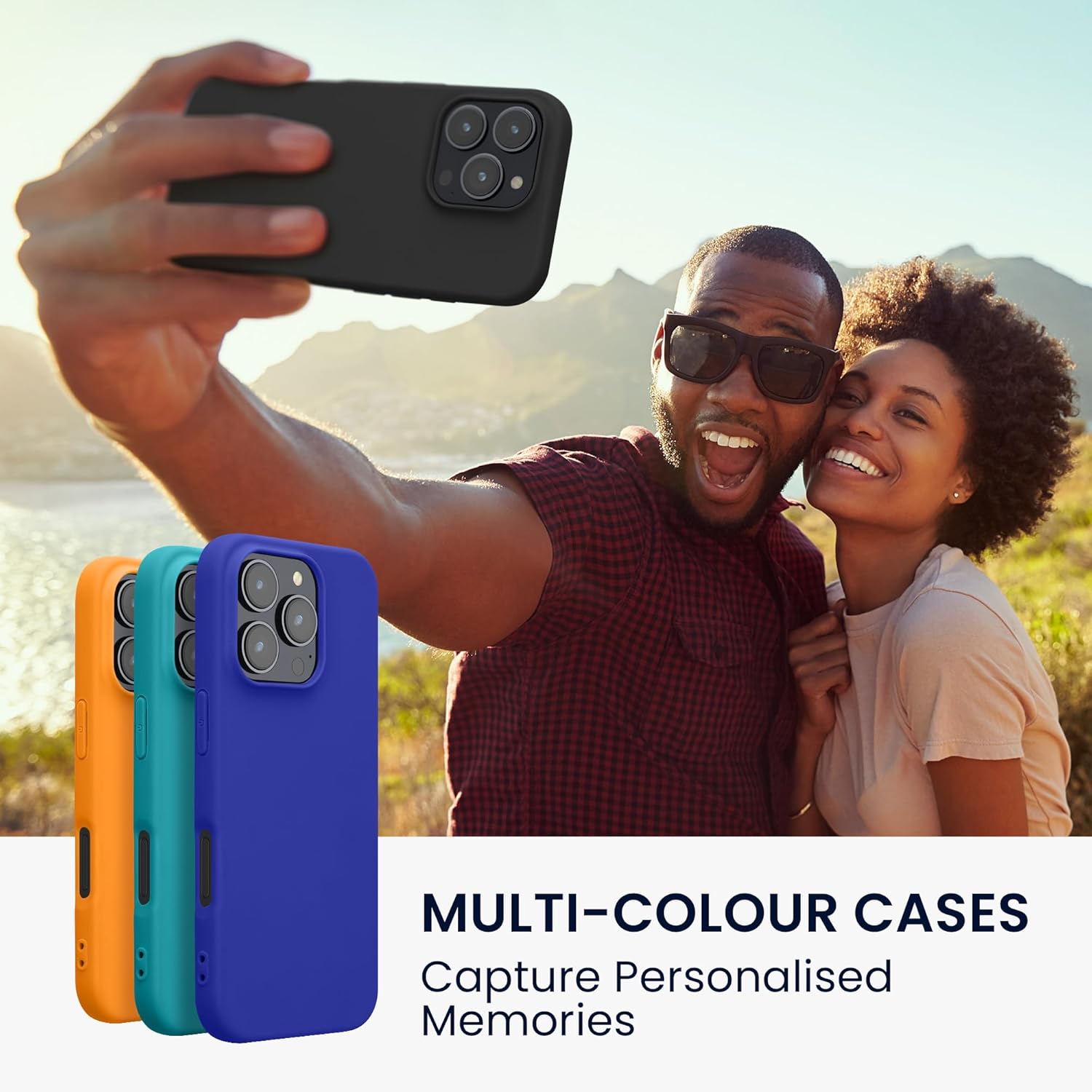 KW iPhone 16 Pro Λεπτή Θήκη Σιλικόνης TPU - Matte Black