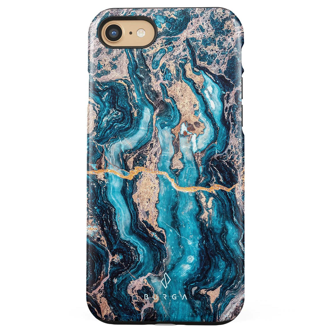 Burga iPhone SE 2022 / SE 2020 / 7 / 8 Fashion Tough Σκληρή Θήκη - Mystic River