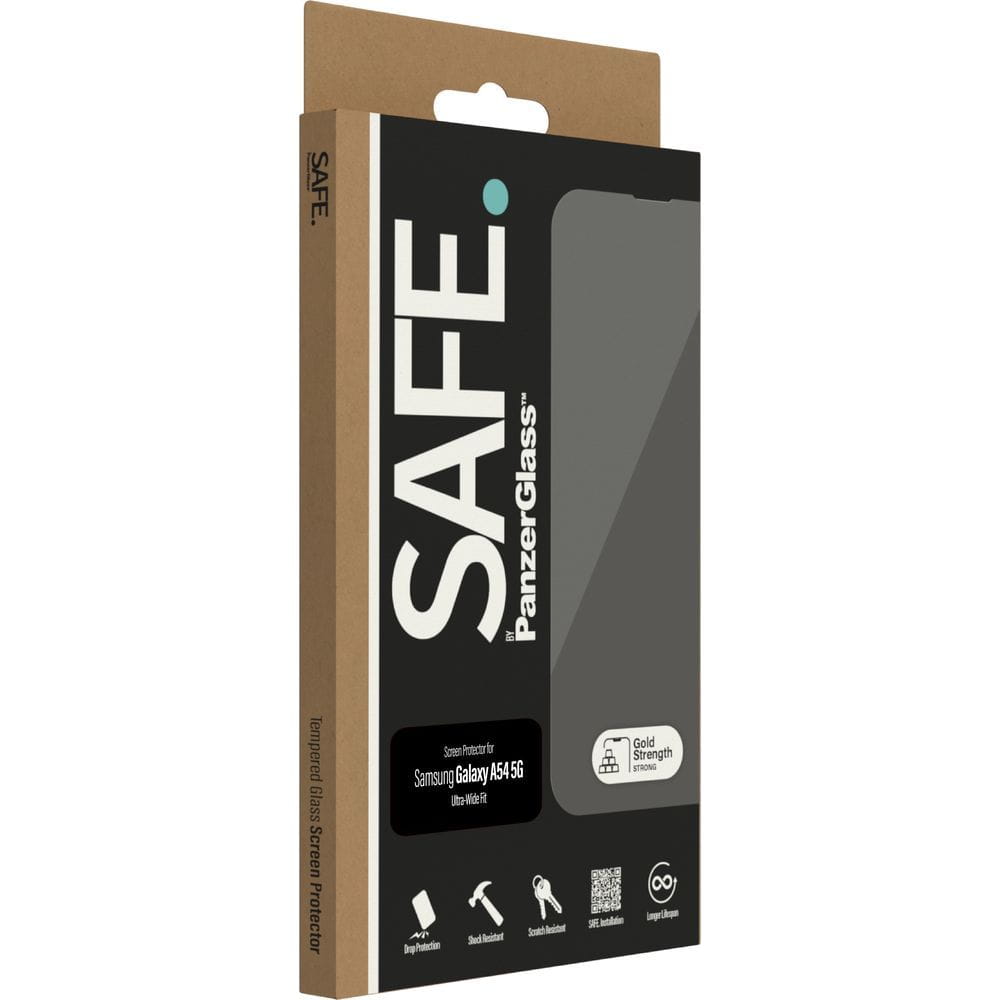 Safe by PanzerGlass Samsung Galaxy A54 5G Case Friendly Full Screen Αντιχαρακτικό Γυαλί Οθόνης - Διάφανο - SAFE95332