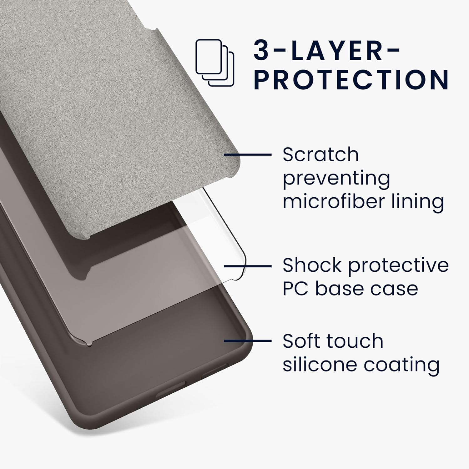 KW Samsung Galaxy A35 5G Θήκη Σιλικόνης Rubberized TPU - Stone Dust