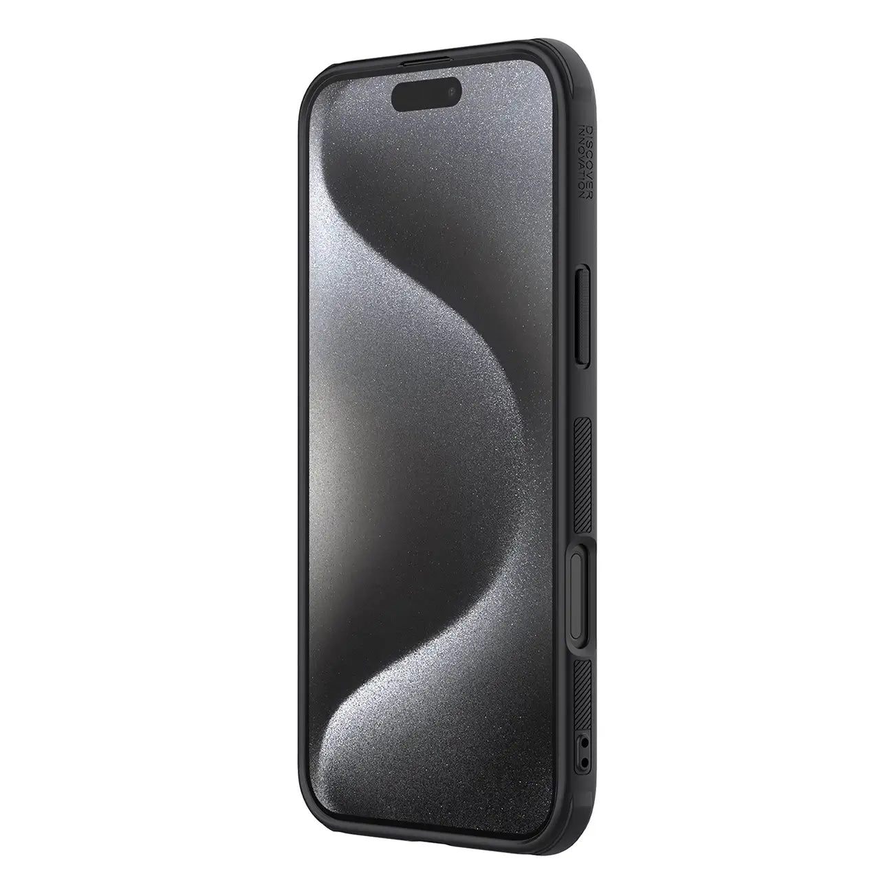 Nillkin iPhone 16 Pro Max Super Frosted Shield Pro Σκληρή Θήκη με Πλαίσιο Σιλικόνης - Black