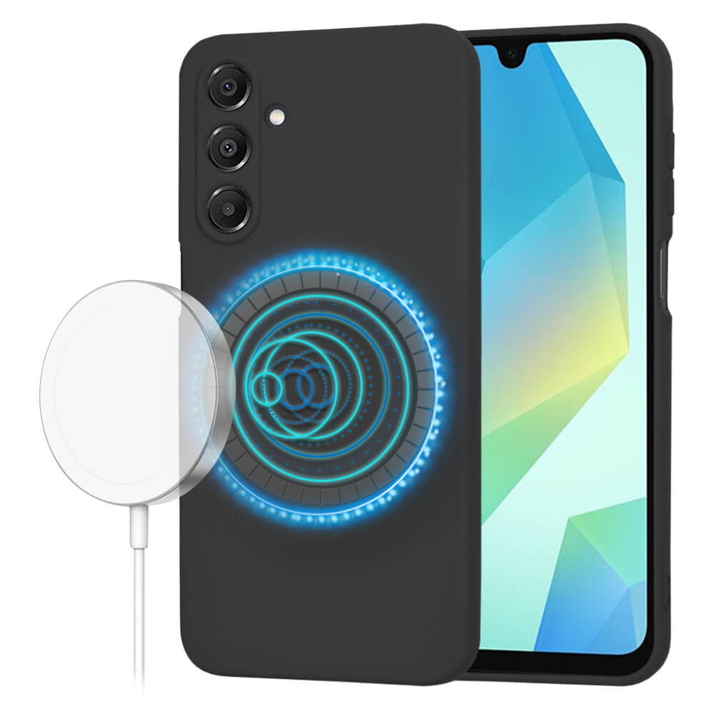 Techsuit Samsung Galaxy A16 4G / A16 5G SoftFlex MagSafe Θήκη Σιλικόνης - Black