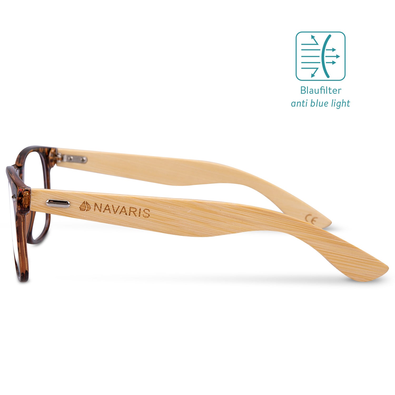 Navaris Unisex Σκελετός Οράσεως - Διάφανο / Light Brown - 46156.05