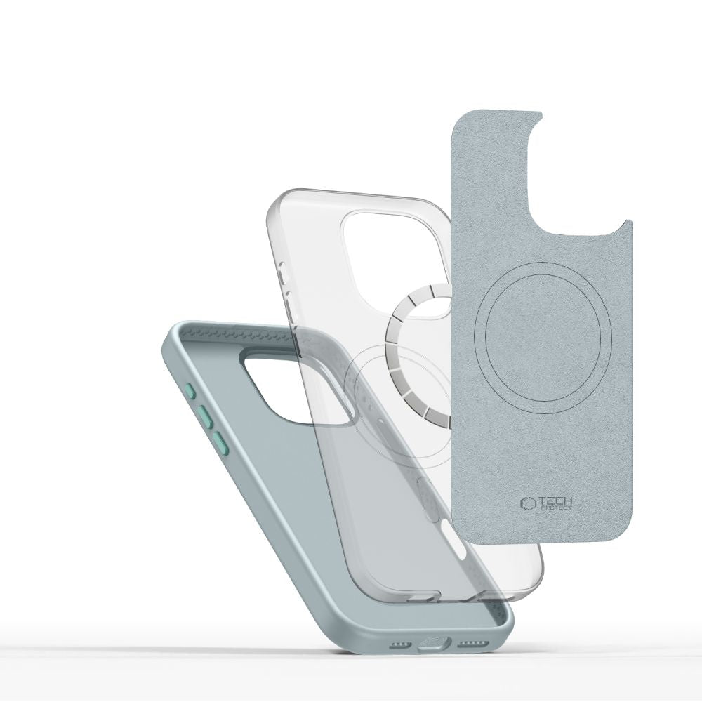 Tech-Protect iPhone 16 Pro Max Silicone Pure Θήκη Σιλικόνης TPU με MagSafe - Sky Blue