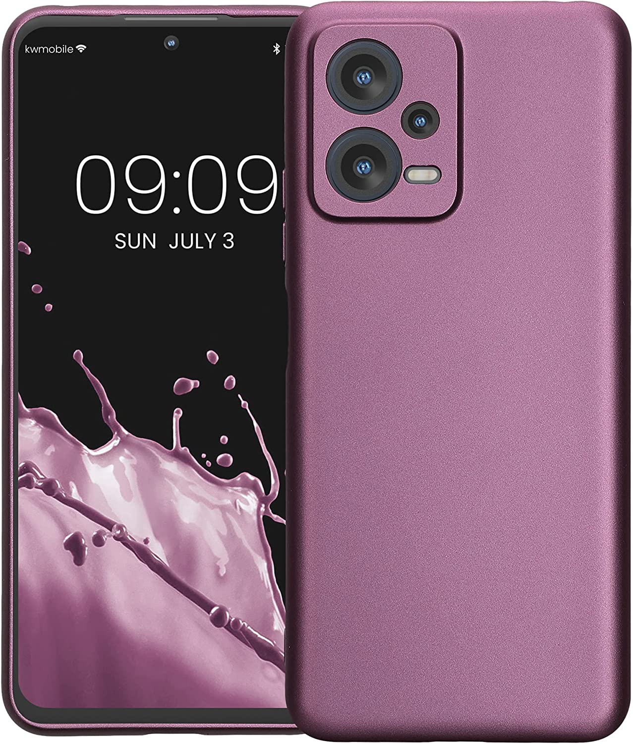 KW Xiaomi Redmi Note 12 5G / Poco X5 5G Θήκη Σιλικόνης TPU - Metallic Lavender - 60888.230