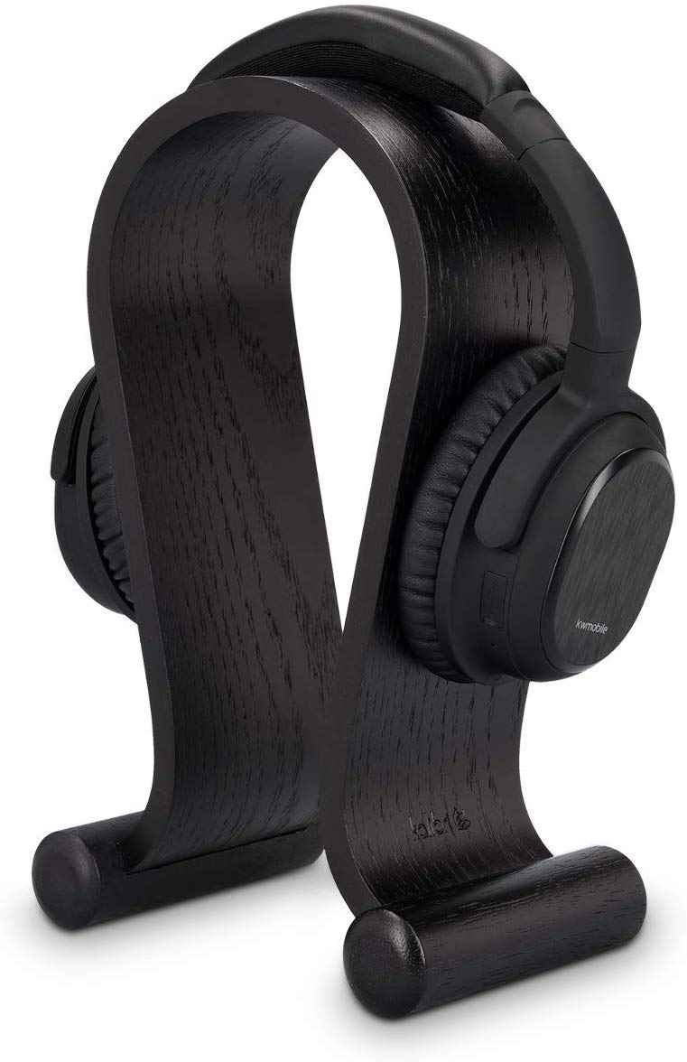 Kalibri Βάση Ακουστικών από Ξύλο - Black - 39069.01