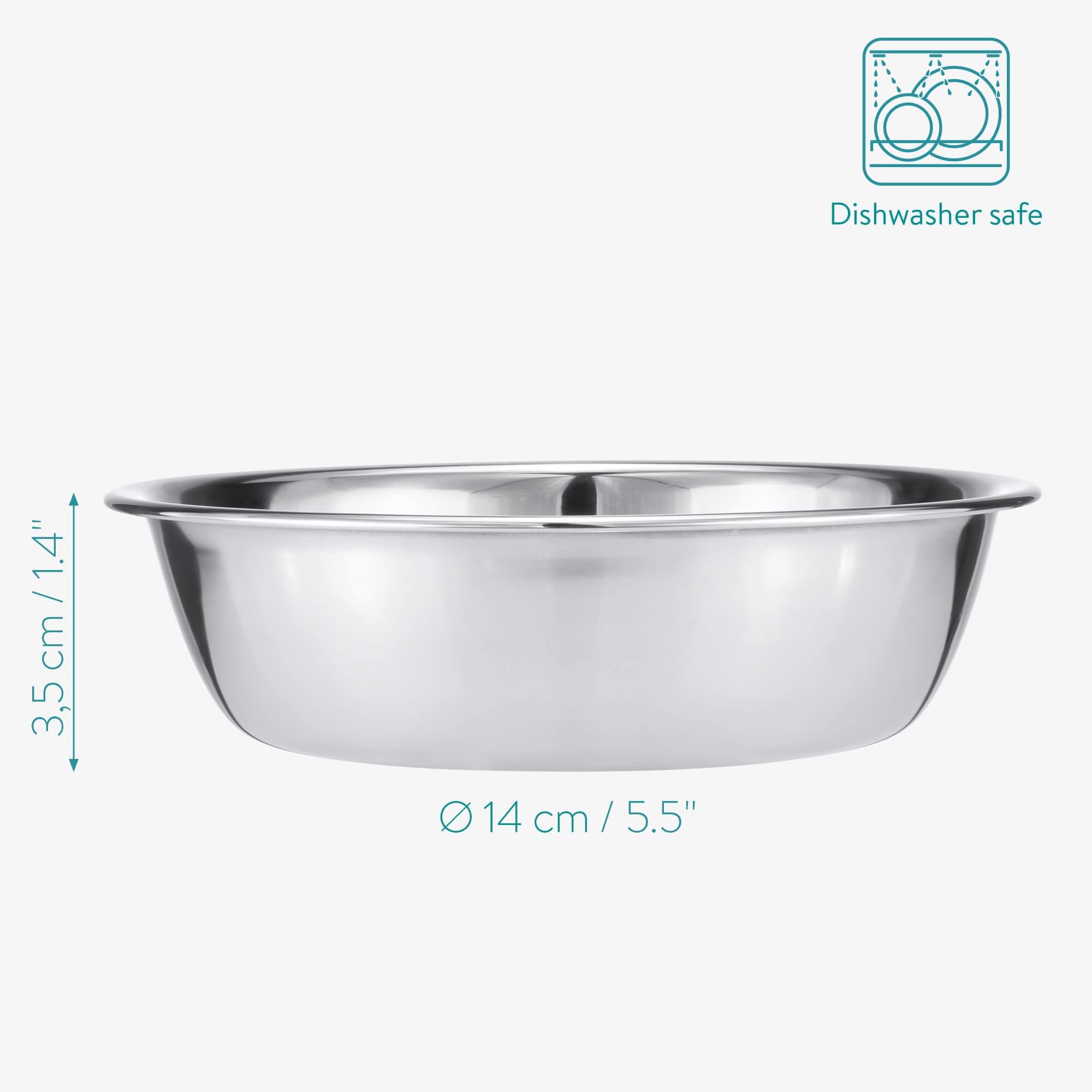 Navaris Slow-Feeder Μπολ Αργής Κατάποσης από Σιλικόνη - Turquoise - 55134.37