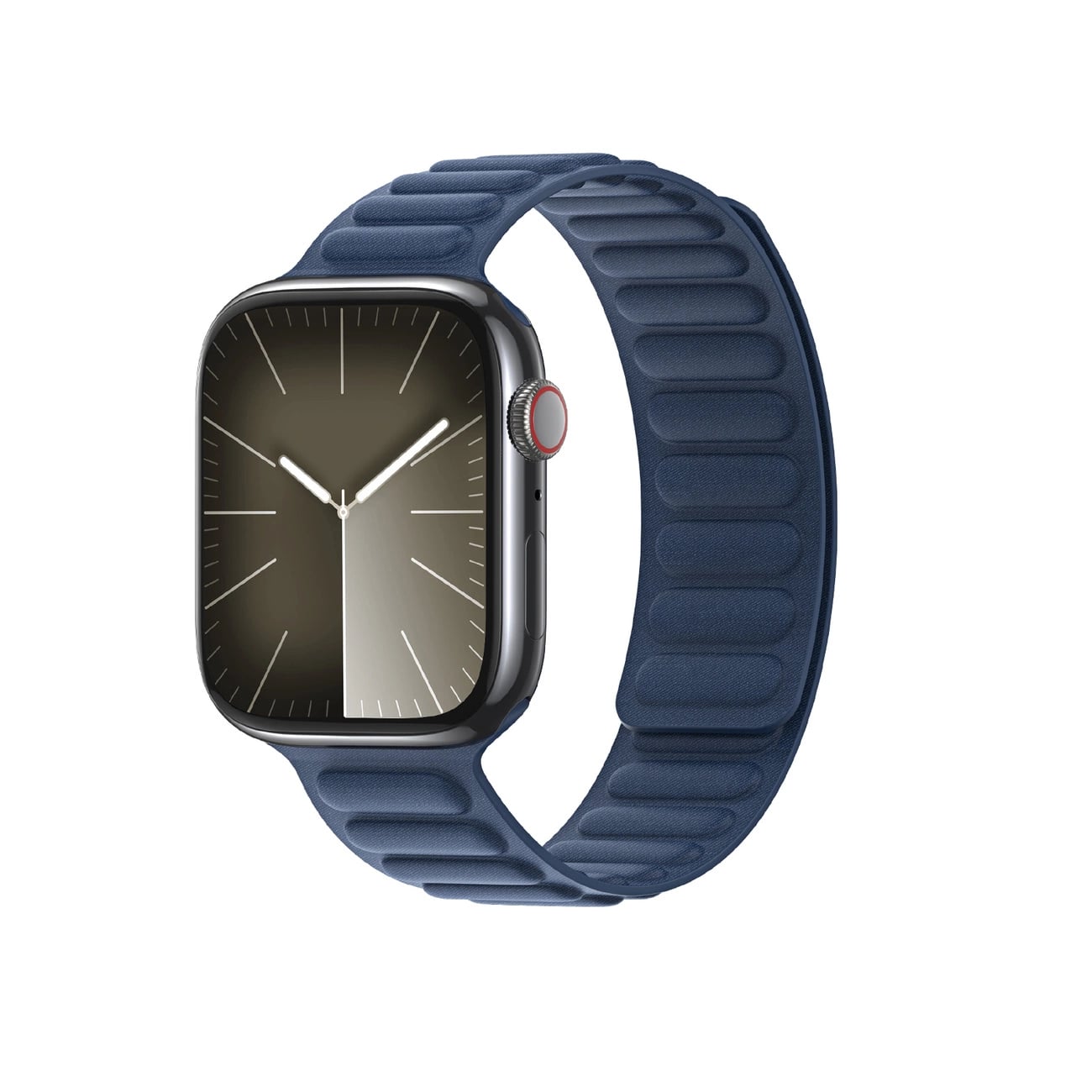 Dux Ducis Λουράκι Apple Watch 2 / 3 / 4 / 5 / 6 / 7 / 8 / 9 / SE - 38 / 40 / 41 mm Strap BL Μαγνητικό Υφασμάτινο - Blue - likebrands.gr