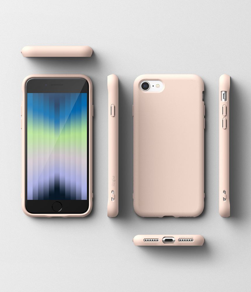 Ringke iPhone SE 2022 / SE 2020 / 7 / 8 Air S TPU Case Θήκη Σιλικόνης - Pink Sand