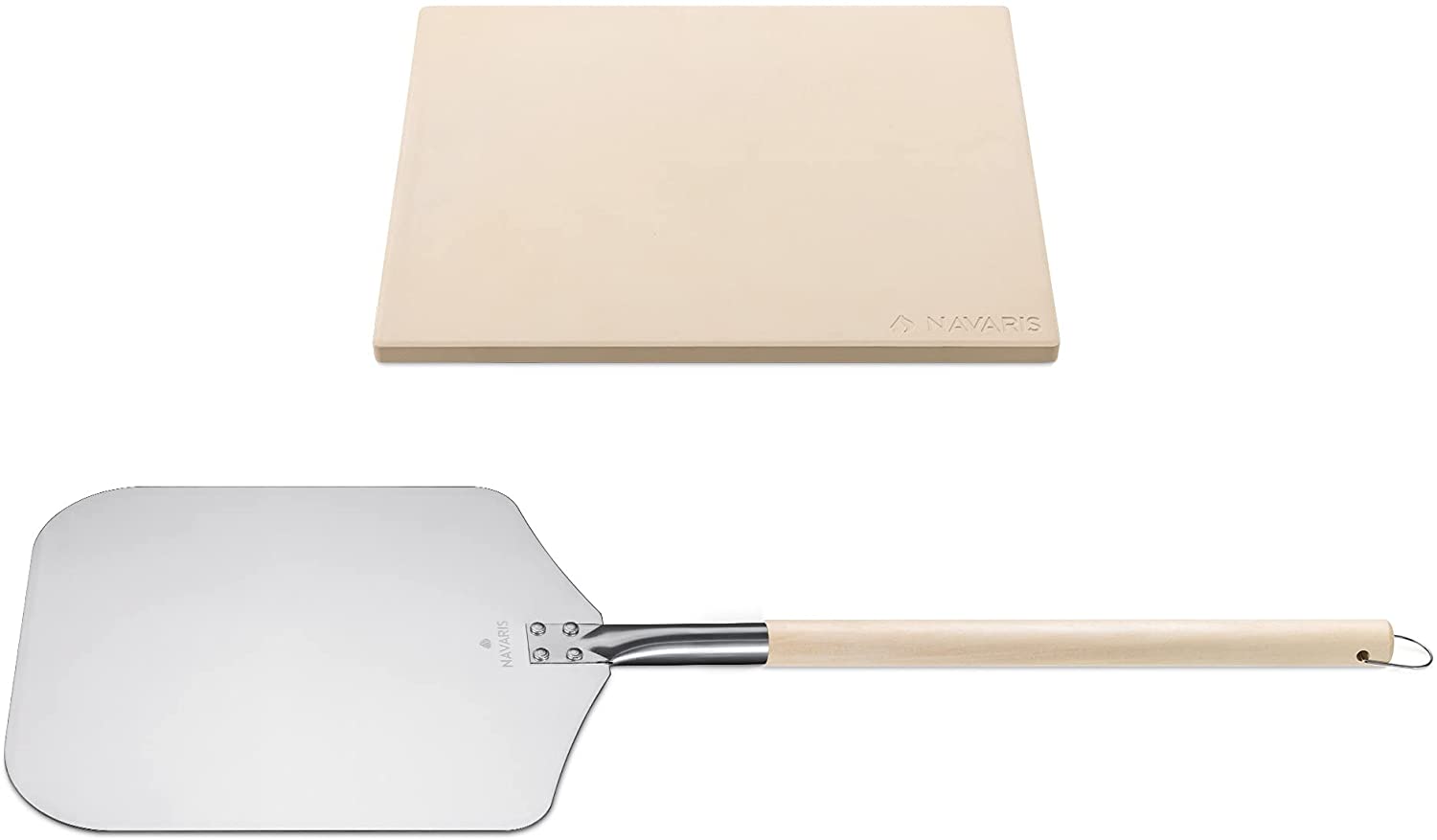 Navaris Σετ Πέτρα Ψησίματος και Φτυάρι Πίτσας - 48593.02