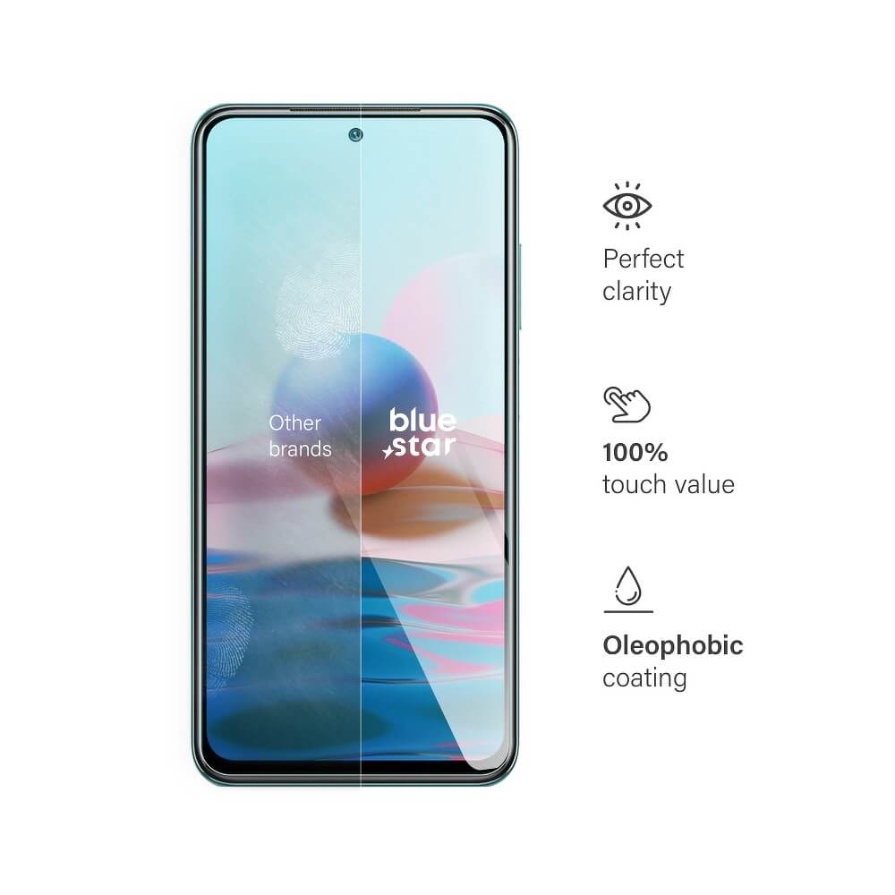 Blue Star Xiaomi Redmi Note 11 Pro / Note 11 Pro 5G 0.33mm 9H Anti Fingerprint Tempered Glass Αντιχαρακτικό Γυαλί Οθόνης - Clear