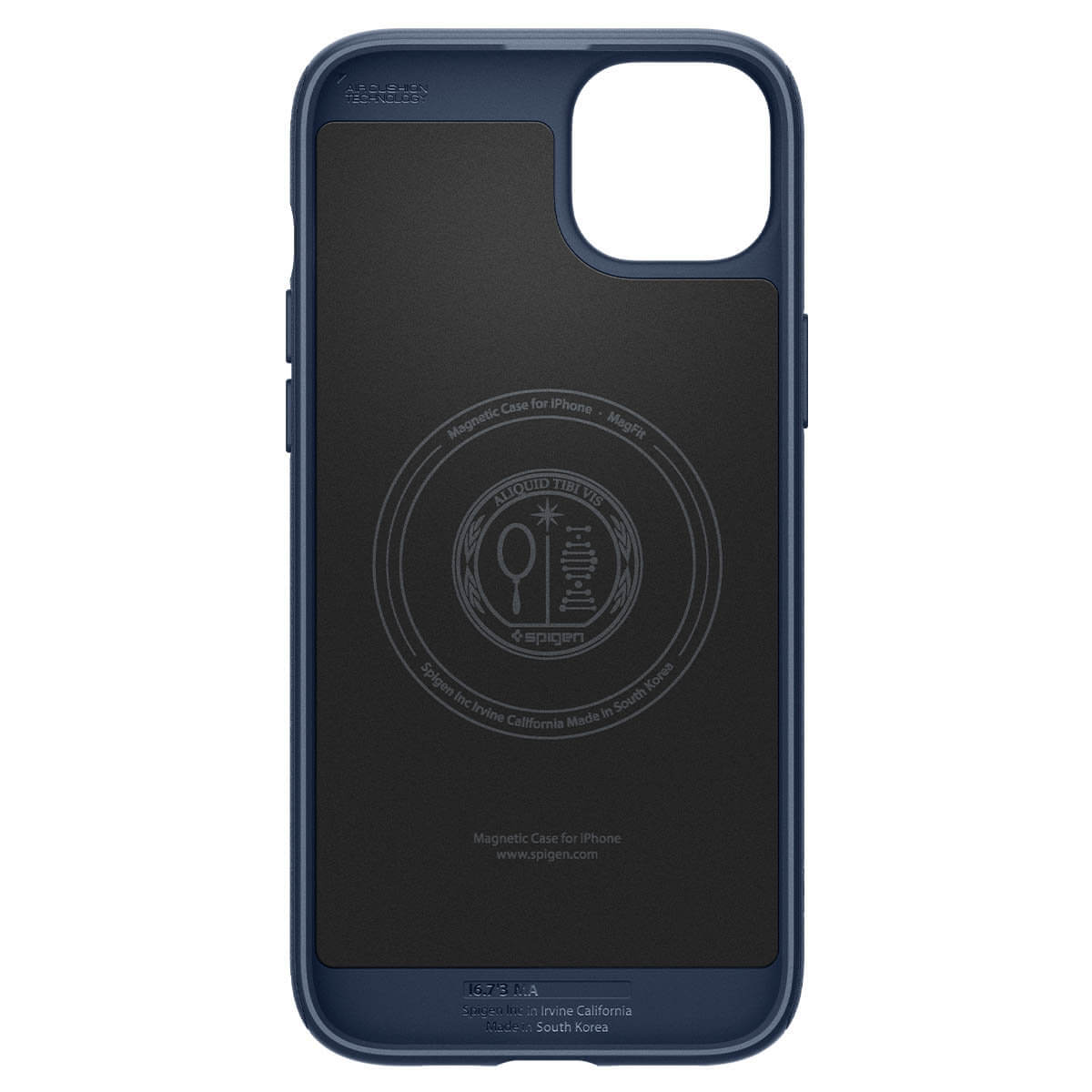 Spigen iPhone 15 Plus Mag Armor Θήκη Σιλικόνης TPU με MagSafe - Navy Blue