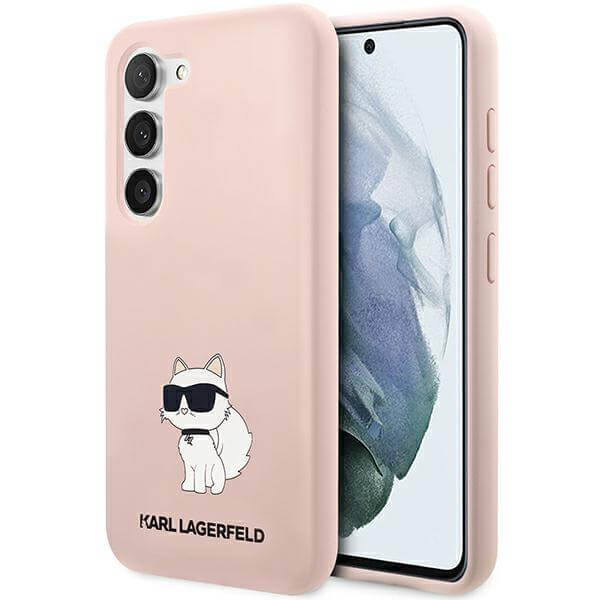 Karl Lagerfeld Samsung Galaxy S23+ Silicone Choupette Body Θήκη Σιλικόνης - Pink - KLHCS23MSNCHBCP