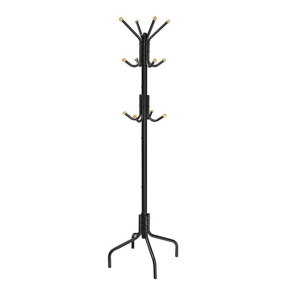 Songmics Μεταλλικός Καλόγερος - 55 x 180 cm - Black - RCR031B01