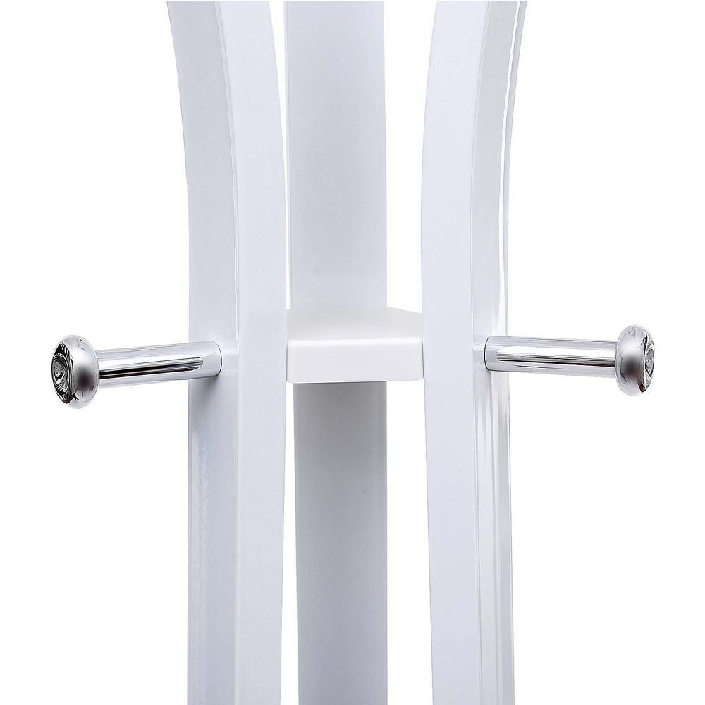 Songmics Μεταλλικός Καλόγερος Ρούχων - 50 x 50 x 176 cm - White - RCR01W