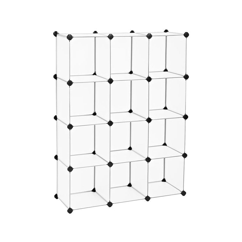 Songmics Σύστημα Αποθήκευσης με 12 Ράφια - White - LPC34L