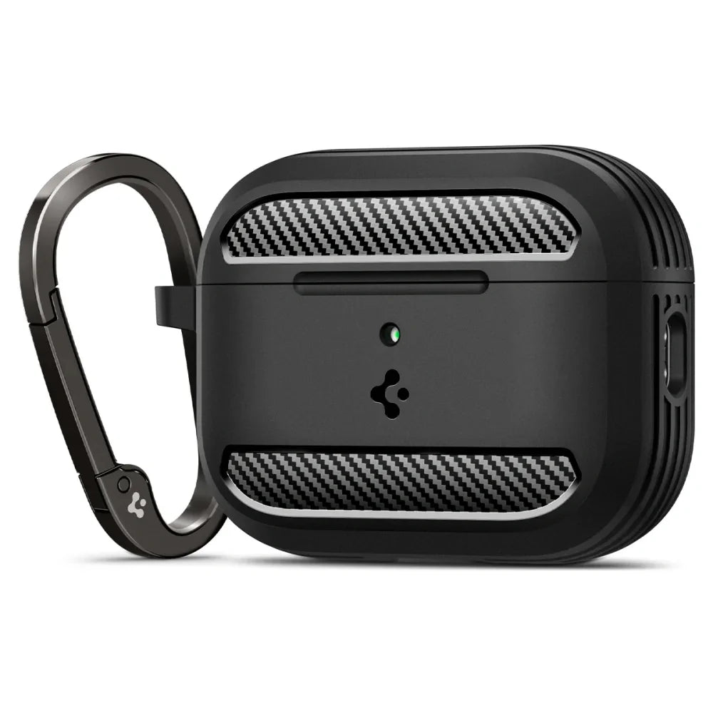 Spigen AirPods Pro 3 Θήκη Σιλικόνης - Rugged Armor - Matte Black - likebrands.gr